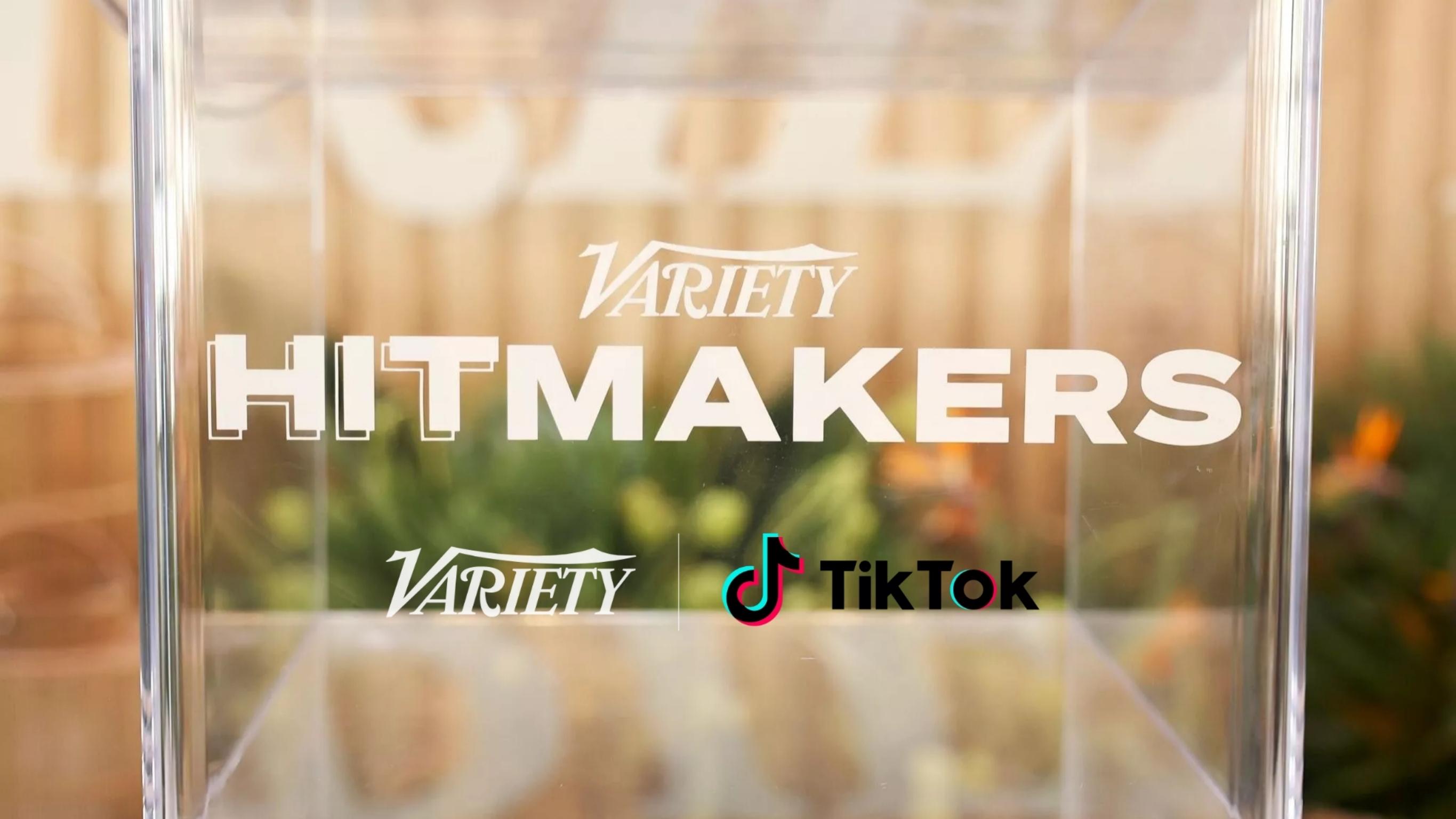 Variety Hitmakers 2022 signage with TikTok